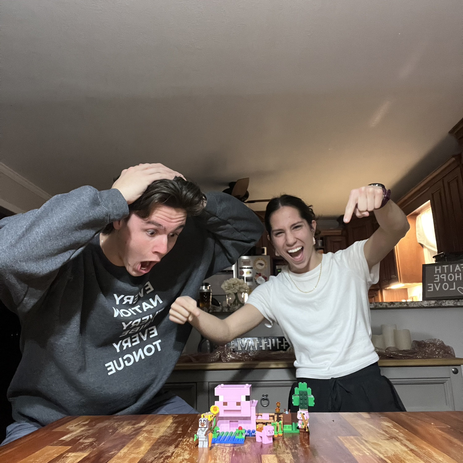 Our first LEGO set together!