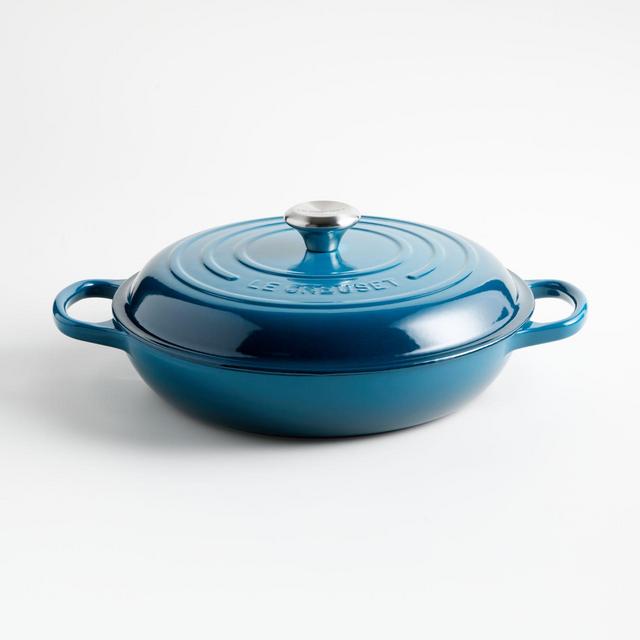 Le Creuset ® Signature 3.5-Qt. Deep Teal Everyday Pan