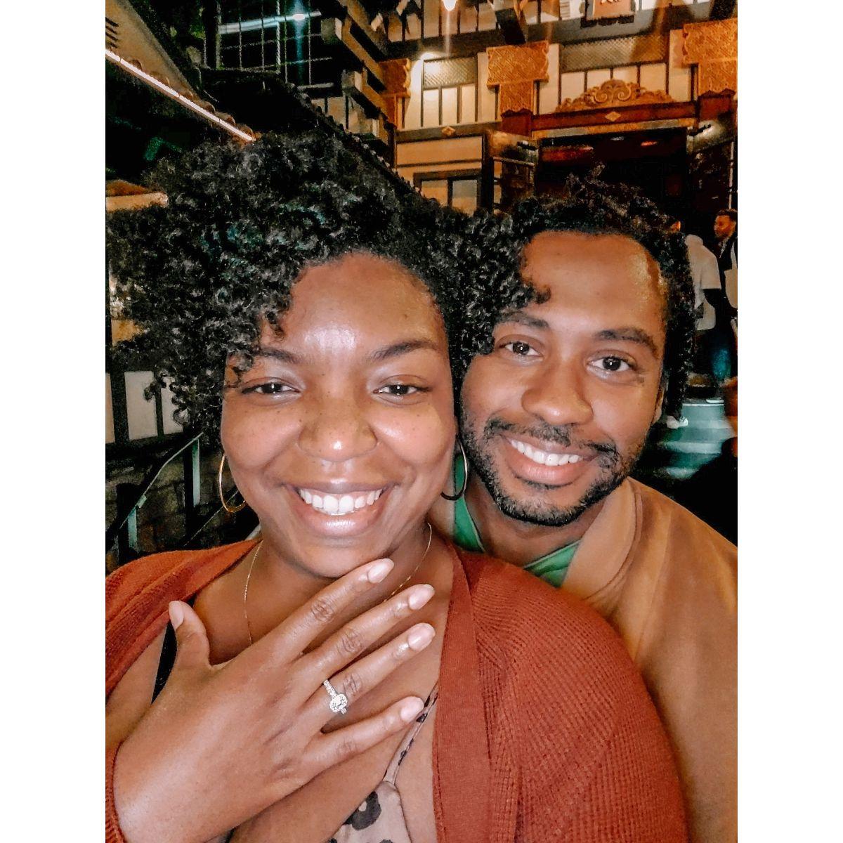 She said yes!