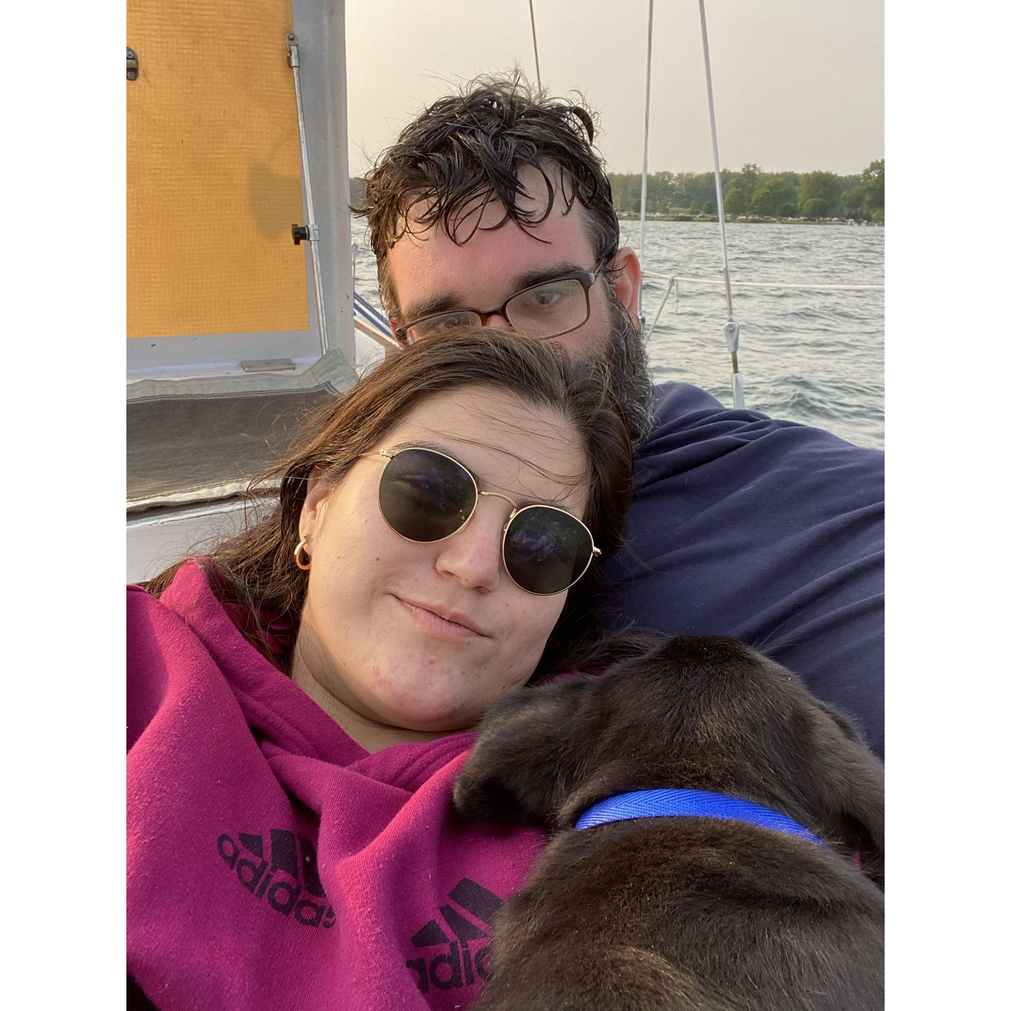 A weekend spent on our tios' boat with Pato