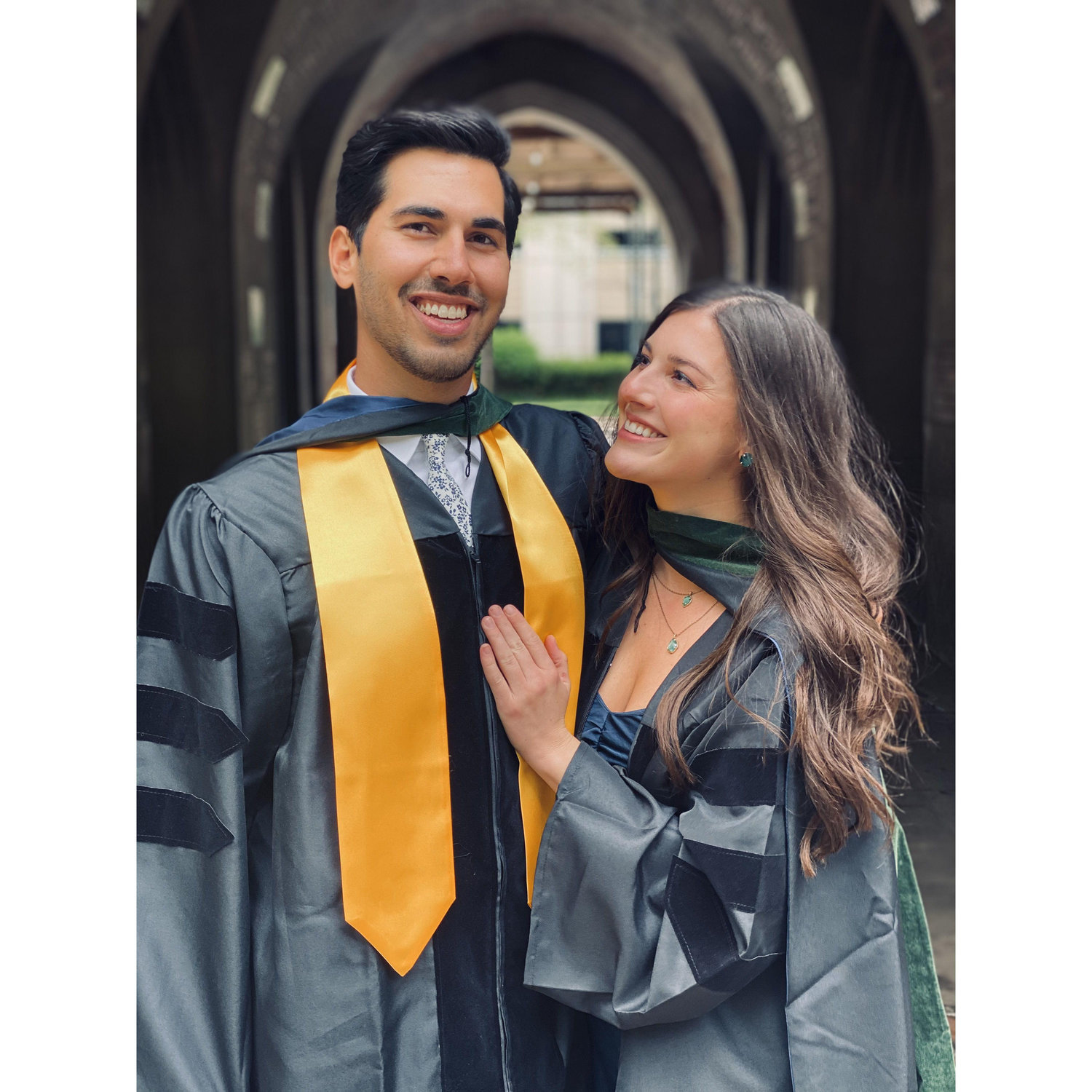 The day they graduated from medical school together