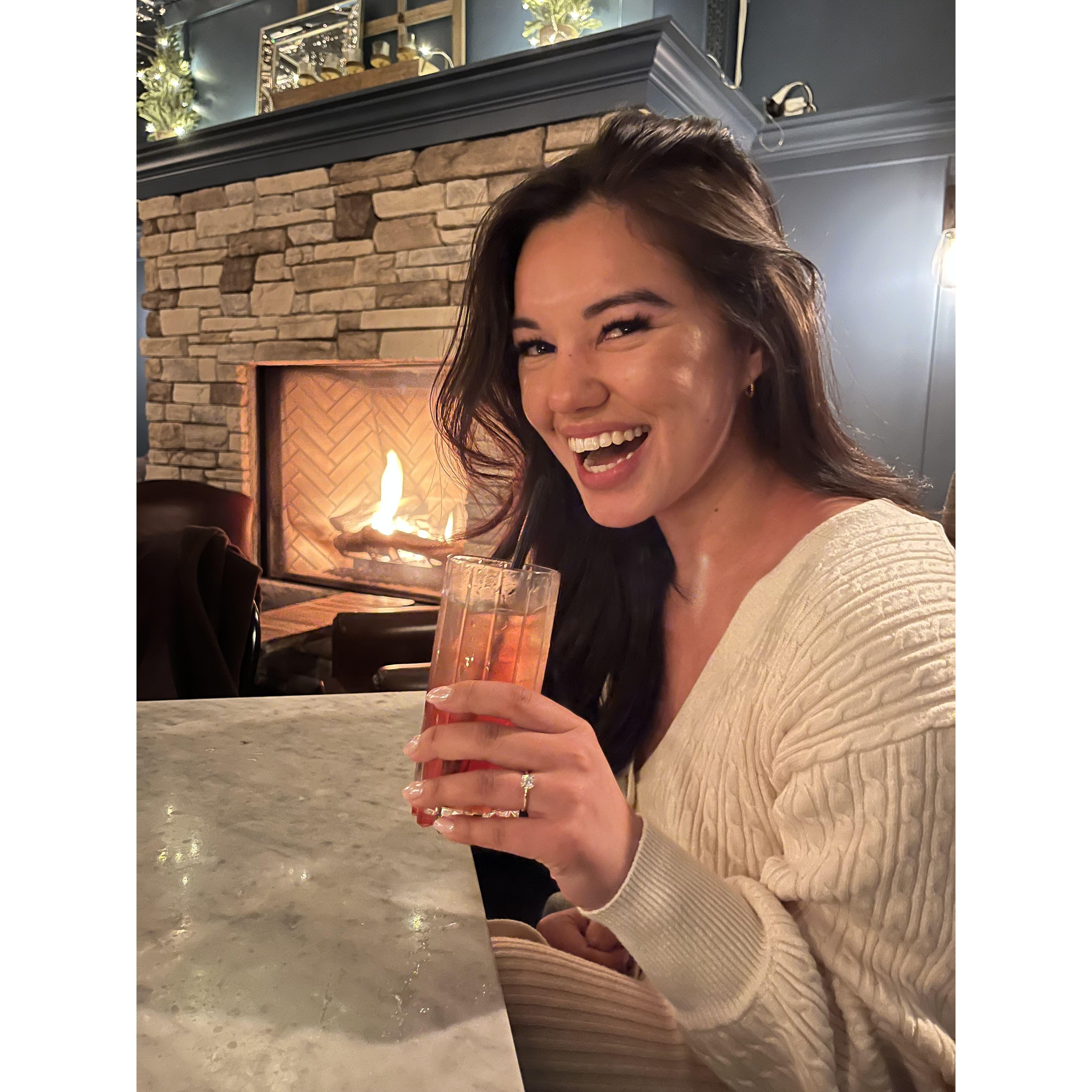 Surprise #4 Celebrating at our favorite restaurant