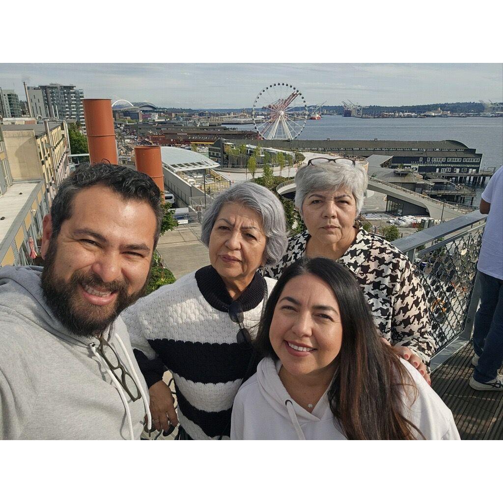 Seattle - May 2024  We flew up with Nid's mom and aunt to see them off on their Alaskan cruise.