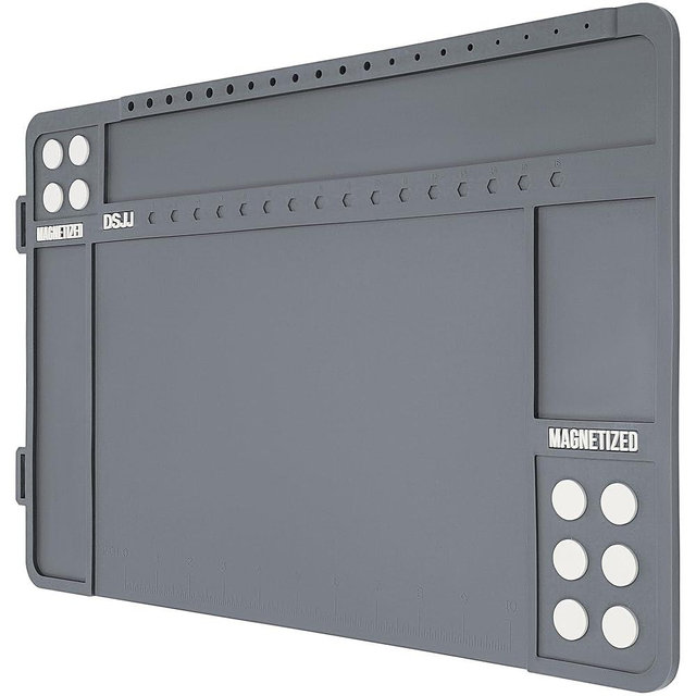 CKPART Gun Cleaning Mat, Premium Magnetic Pad With Organizer Parts Tray, Anti-Slip Rubberized Pistol Mat, Protective Workbench Mat for Gun Cleaning (16.5"x 10.43")