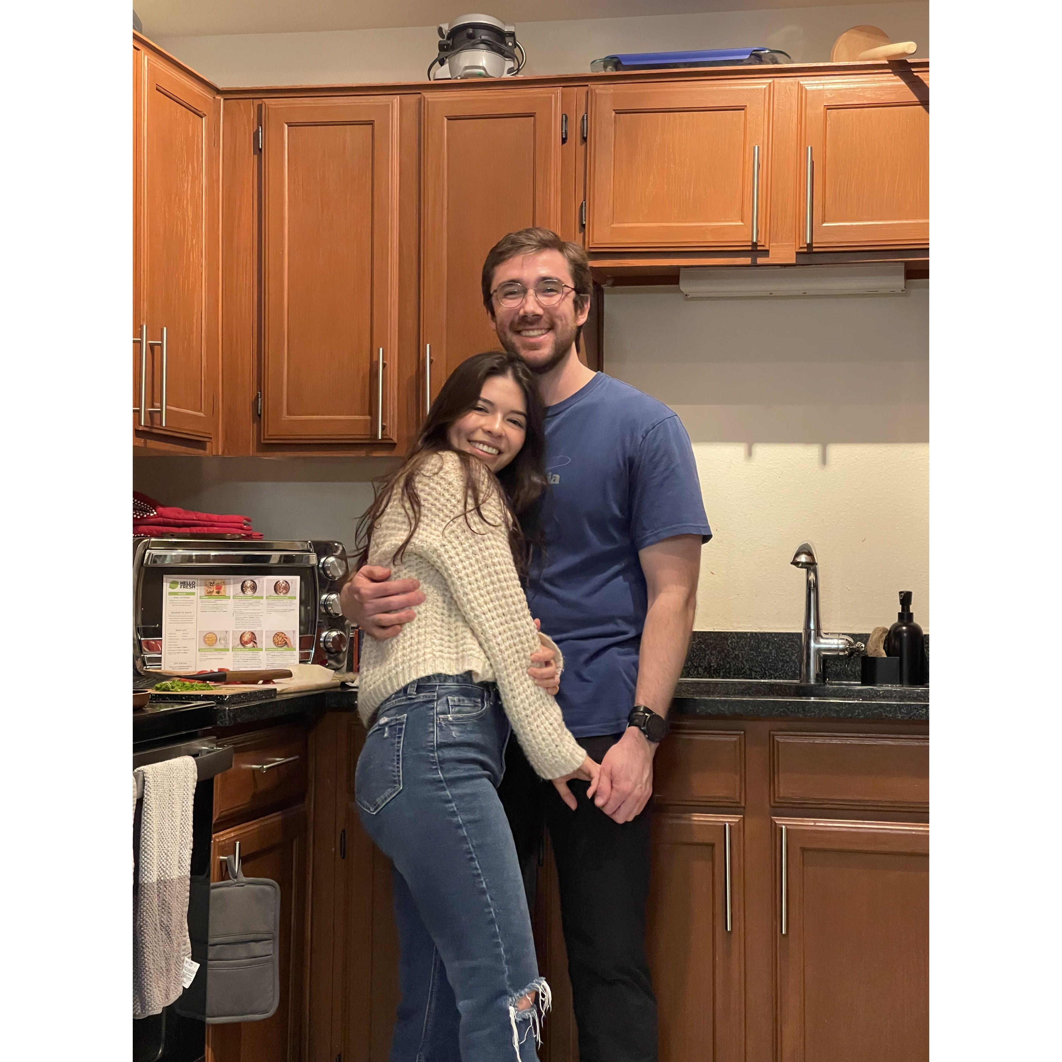 Our first picture together