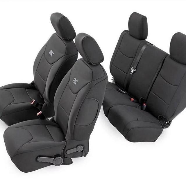 Jeep Neoprene Seat Covers | Black [13-18 Wrangler JK Unlimited]
