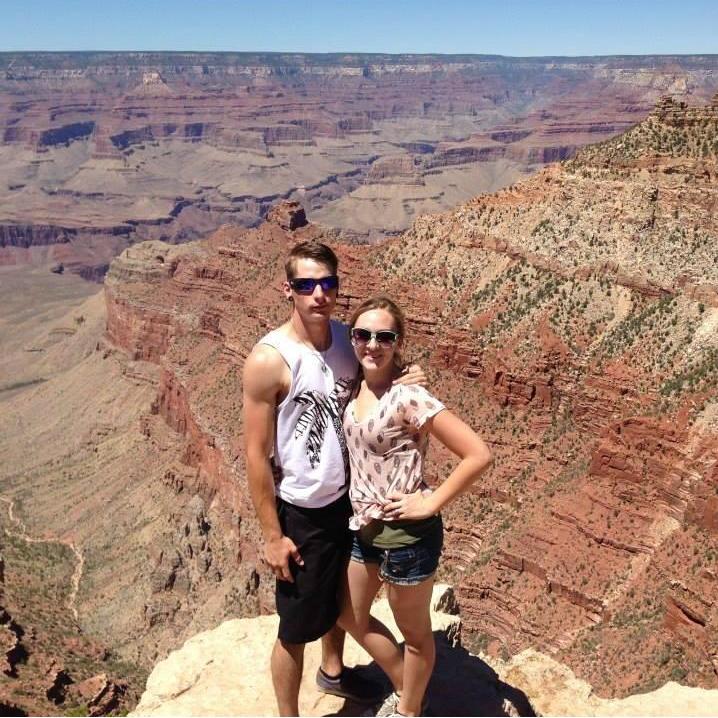Our first vacation, just the two of us.
Grand Canyon, June 2014