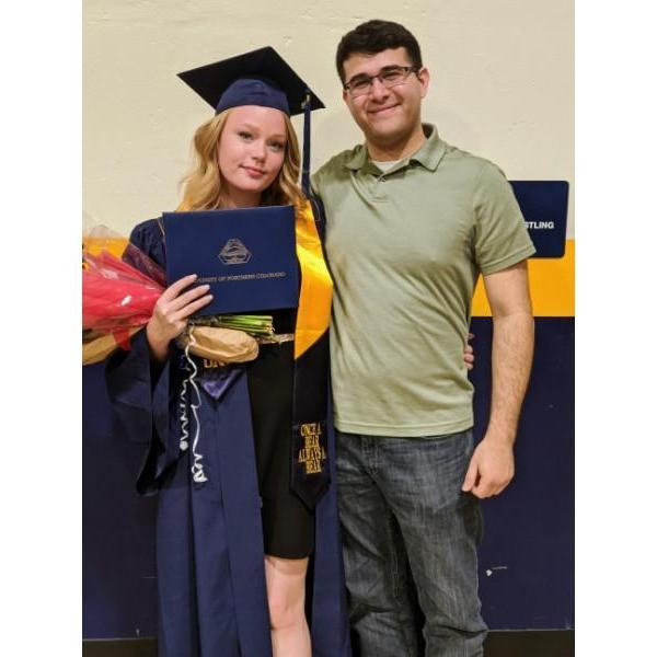 Alisha's college graduation December 2019