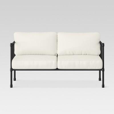 Fernhill Metal Patio Loveseat Linen - Threshold™