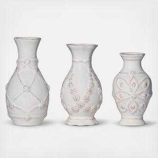 Jardins Du Monde Mini Vase, Set of 3