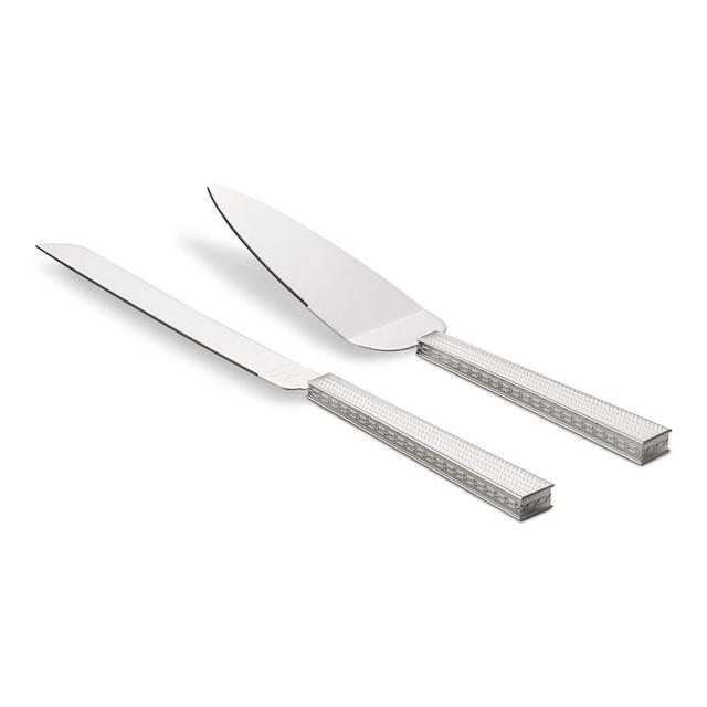 Vera Wang Wedgwood Silver With Love Nouveau Cake Knife & Server Set