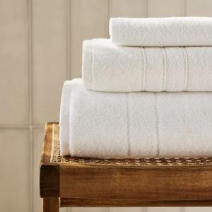 Brooklinen Cotton Bath Sheets / White / Pair of 2