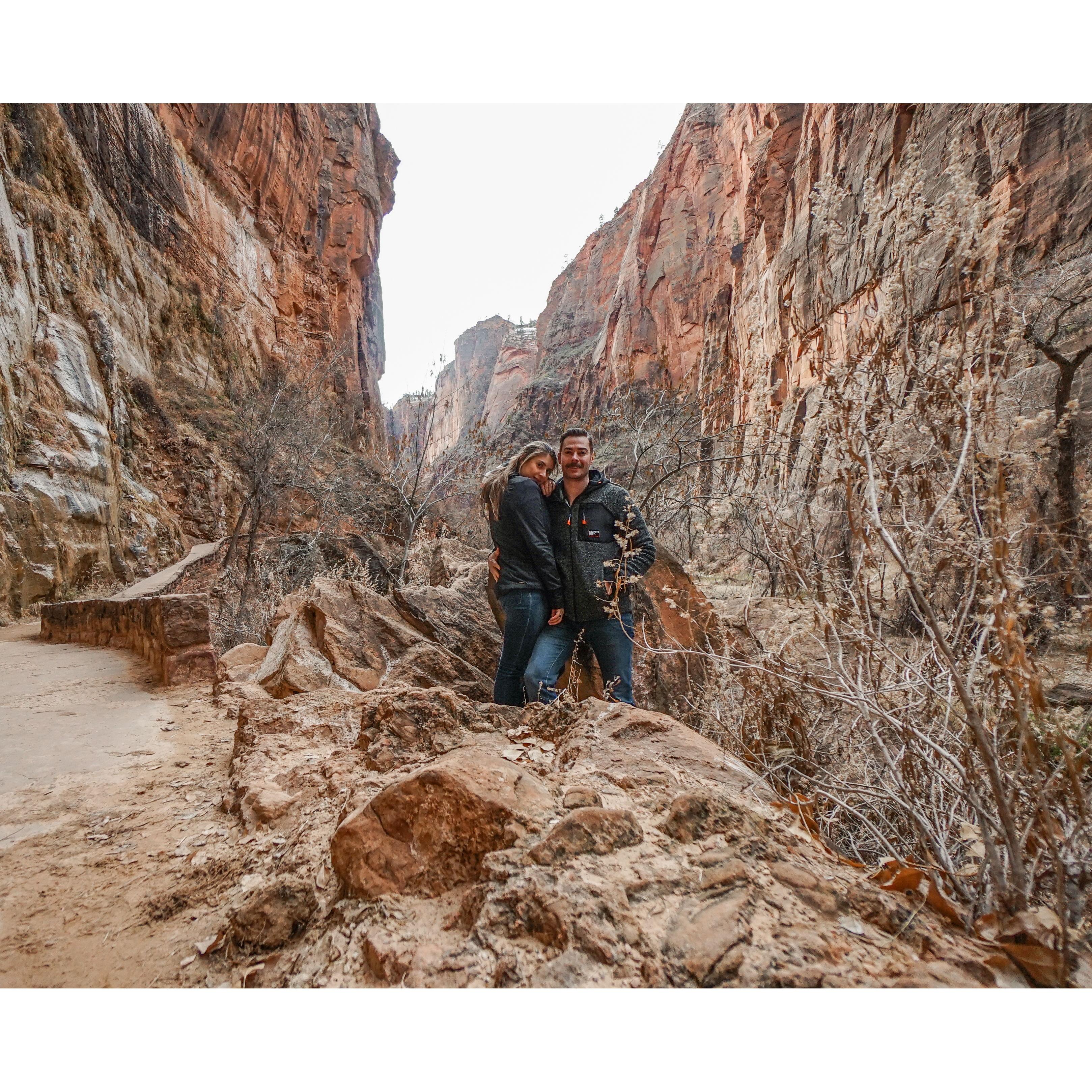 Early on in our relationship we both discovered our shared love for roadtrips and National Parks. 2019