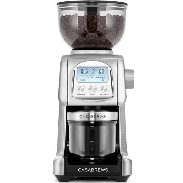 CASABREWS Tornado Electric Conical Burr Coffee Grinder, 77 Precision Grind Settings for Espresso to French Press, Special for Barista and Coffee Lovers