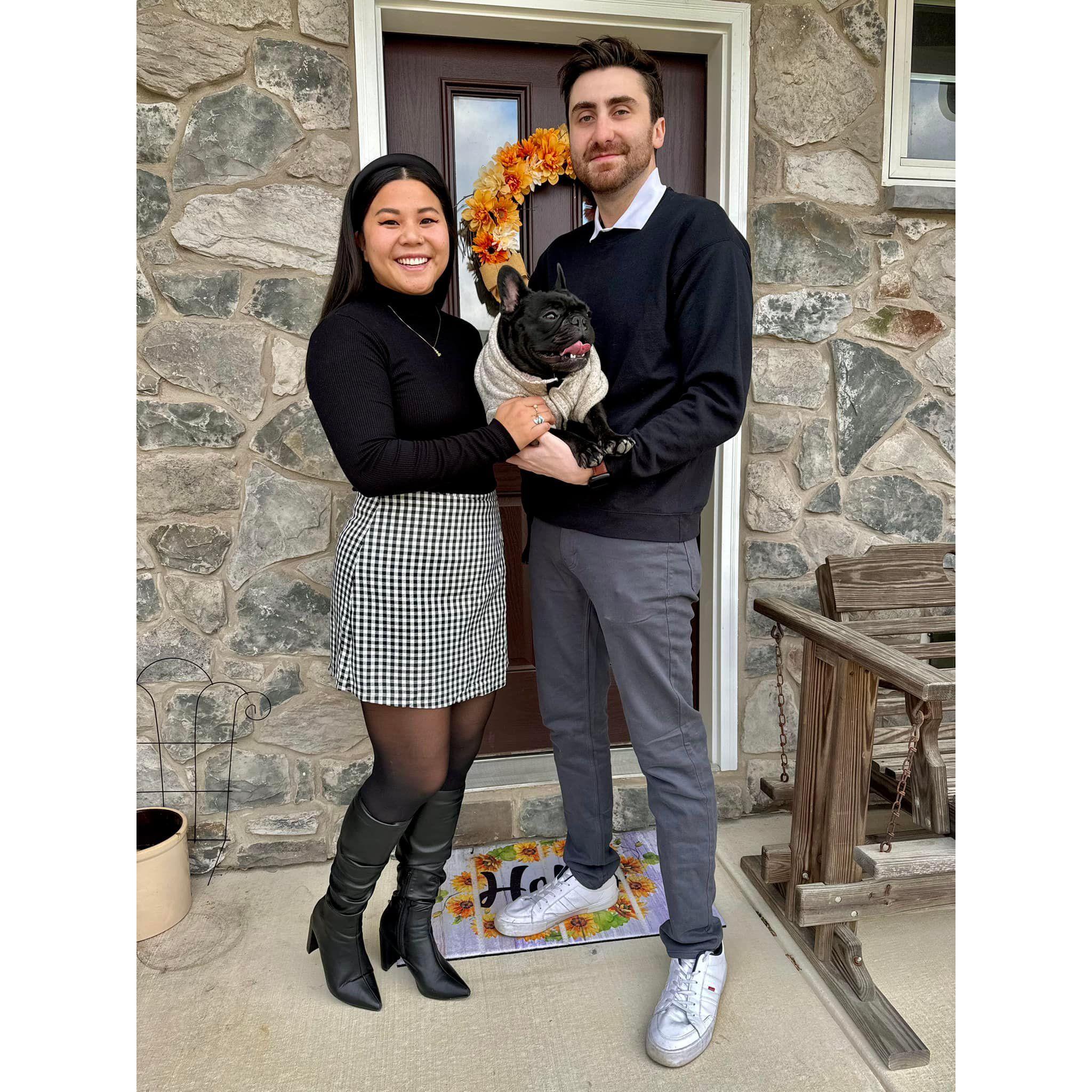 Our first Thanksgiving together November '23