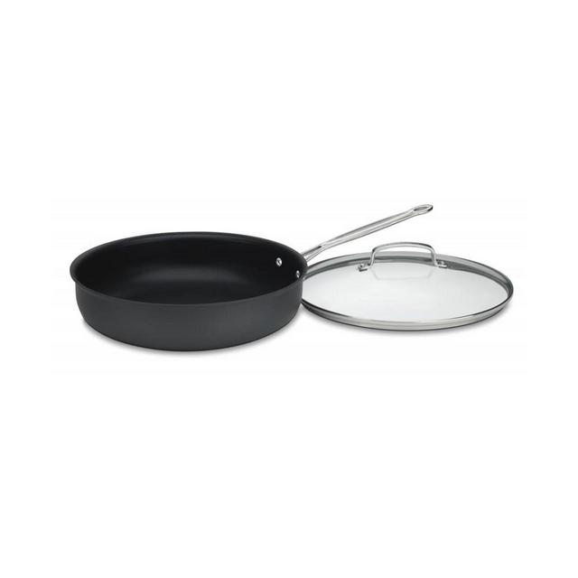 Cuisinart Chefs Classic Hard Anodized 12" Deep Fry Pan w/ Cover