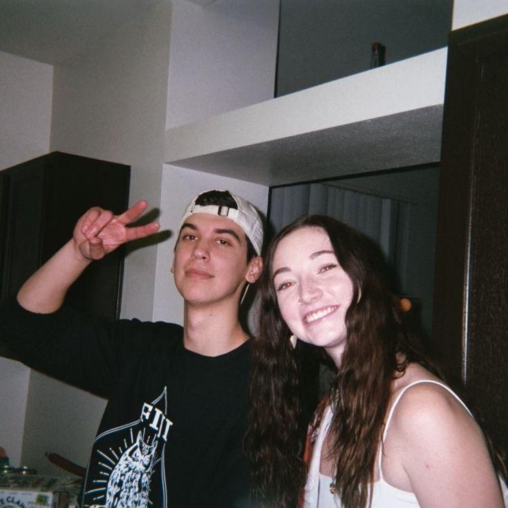 The first official photo of Marcus and Courtney together. This was taken at the party the pair began talking at in November of 2020.