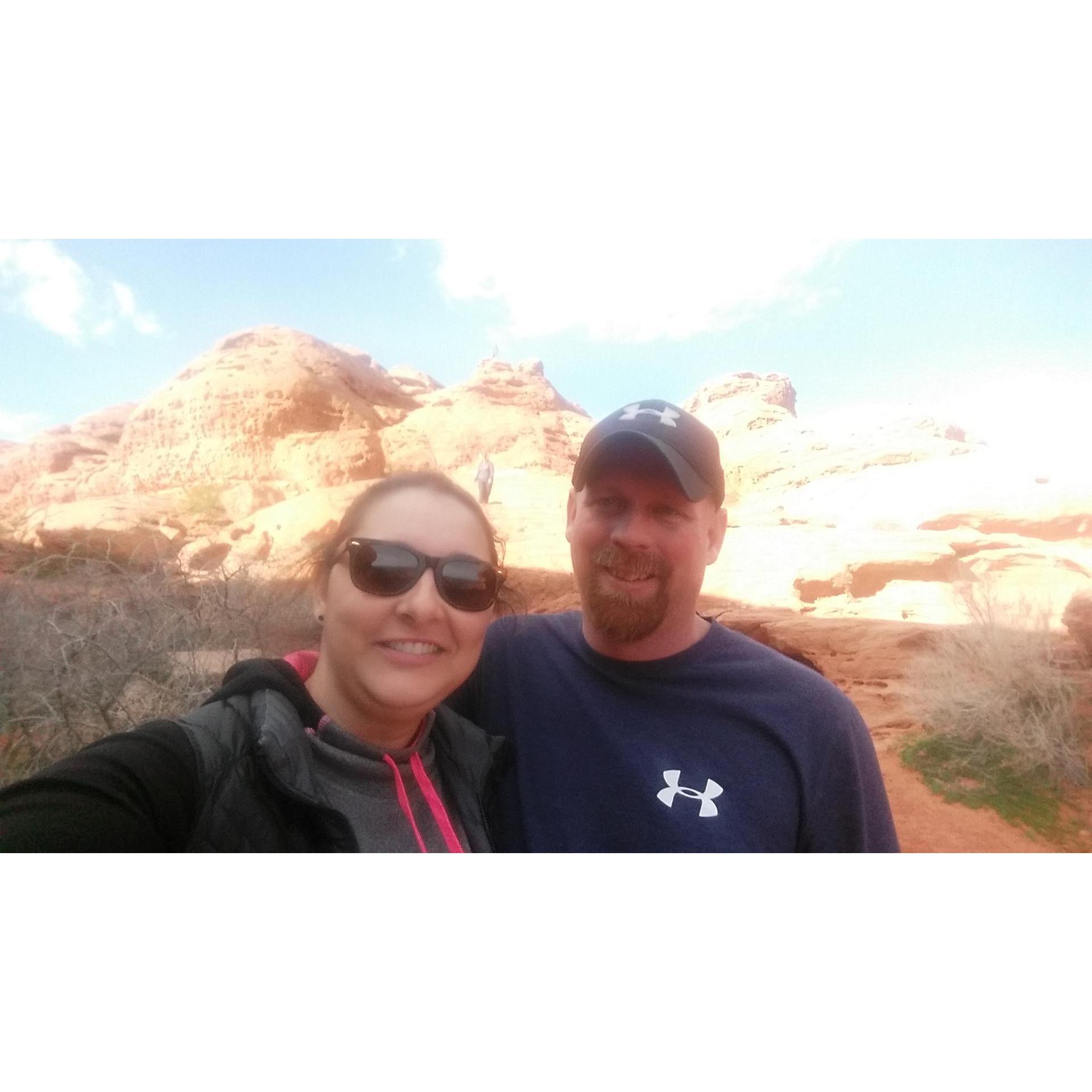 Hiking in Utah country.