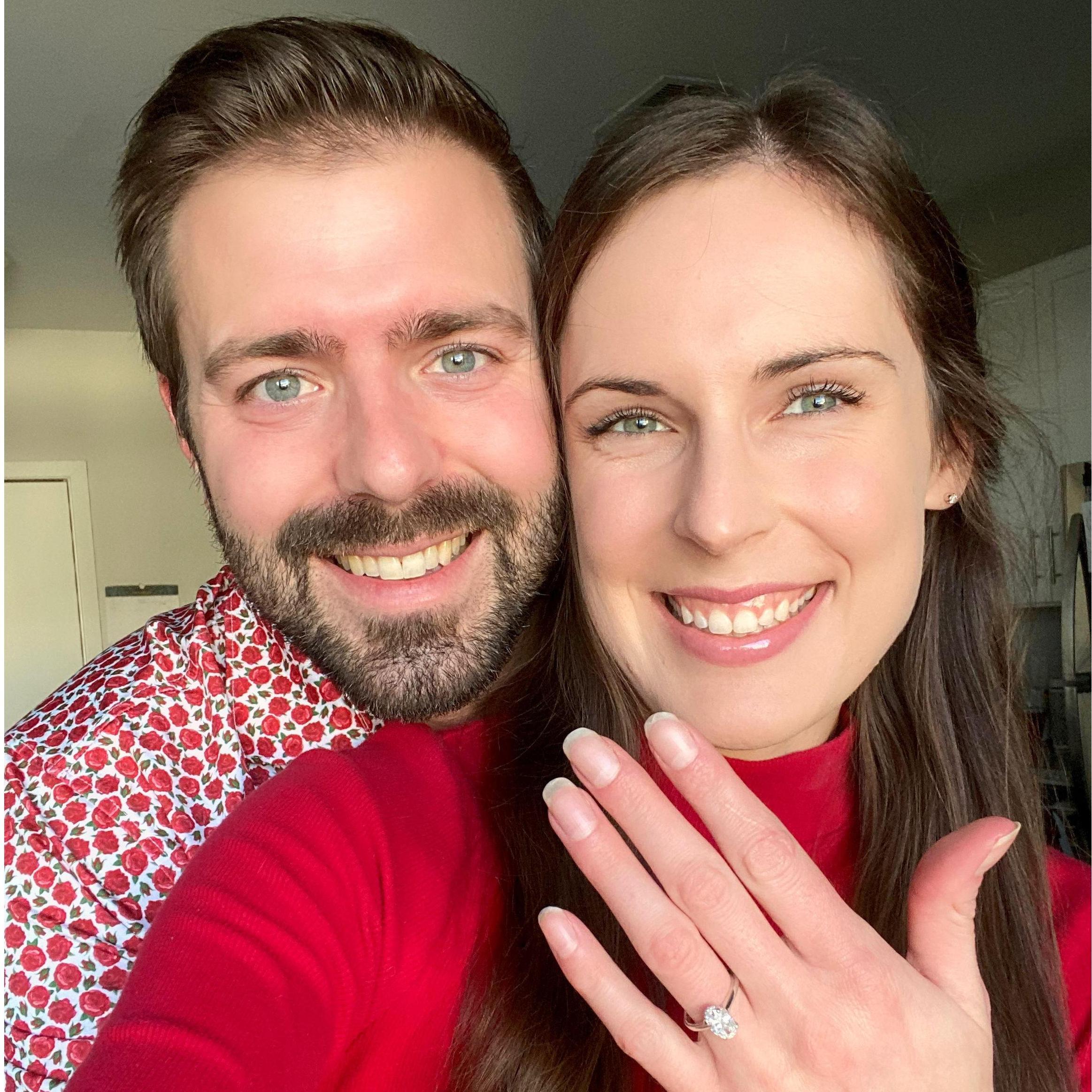 Yay, we're engaged!