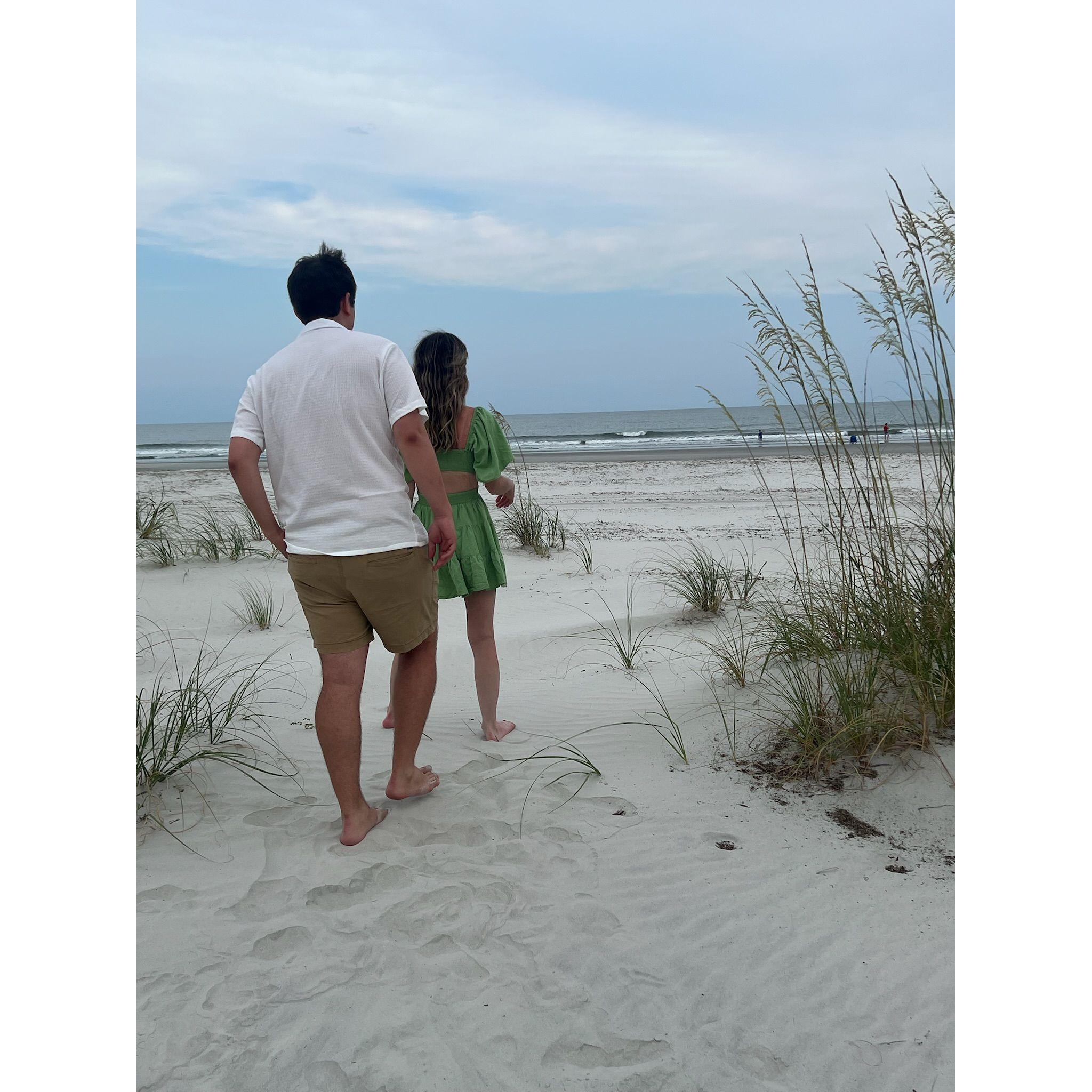 Colleen gets tricked into looking at the ocean