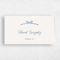 Beige Wedding Place Card - Querida