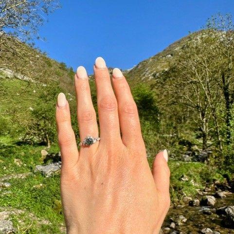Ryan did an amazing job picking out this stunning moss agate ring.