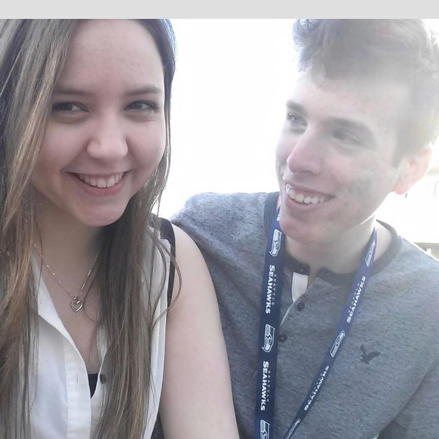 We met in 2014 as teens, one of our early photos together at the Edmonds beach that still makes me smile every time 😊