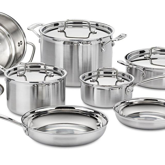 Cuisinart MCP-12N Multiclad Pro Stainless Steel 12-Piece Cookware Set