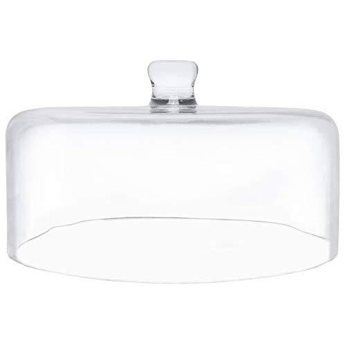 Galashield Glass Cake Dome Cover 11.5" Diameter Clear