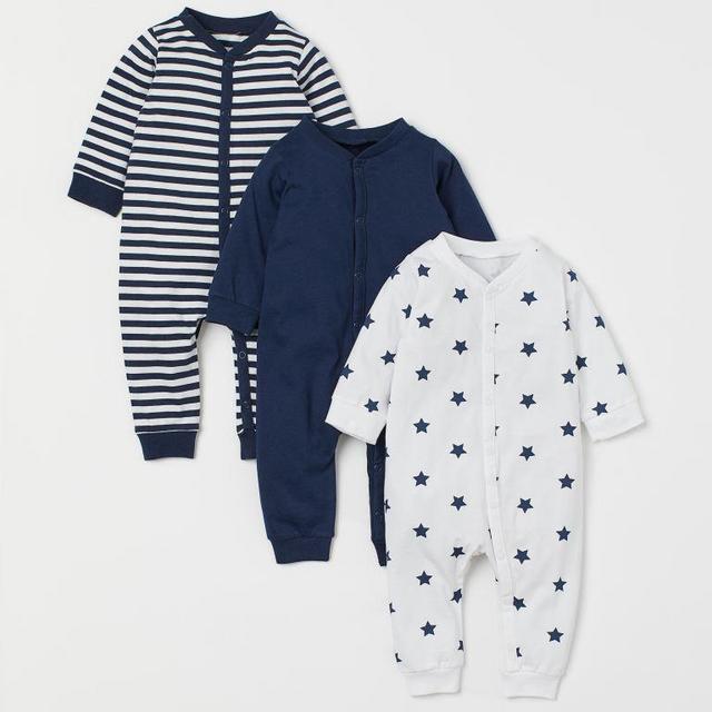 H&M 3-pack cotton pijamas