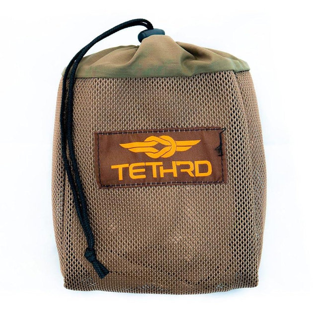 Tethrd SYS Hauler Ultralight Saddle Hunting Storage System - Mesh Bag with Drawstring Closure - One-Handed Quick Connect