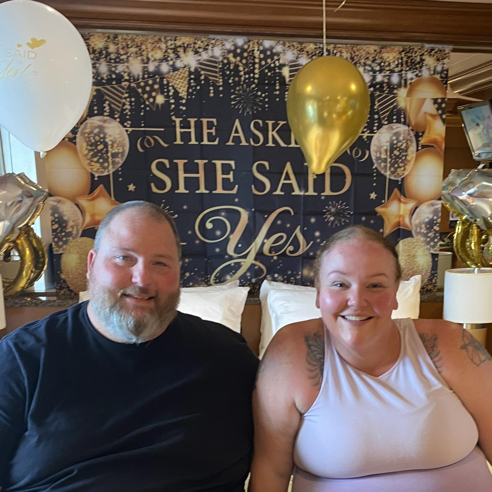 She said Yes!!🎉