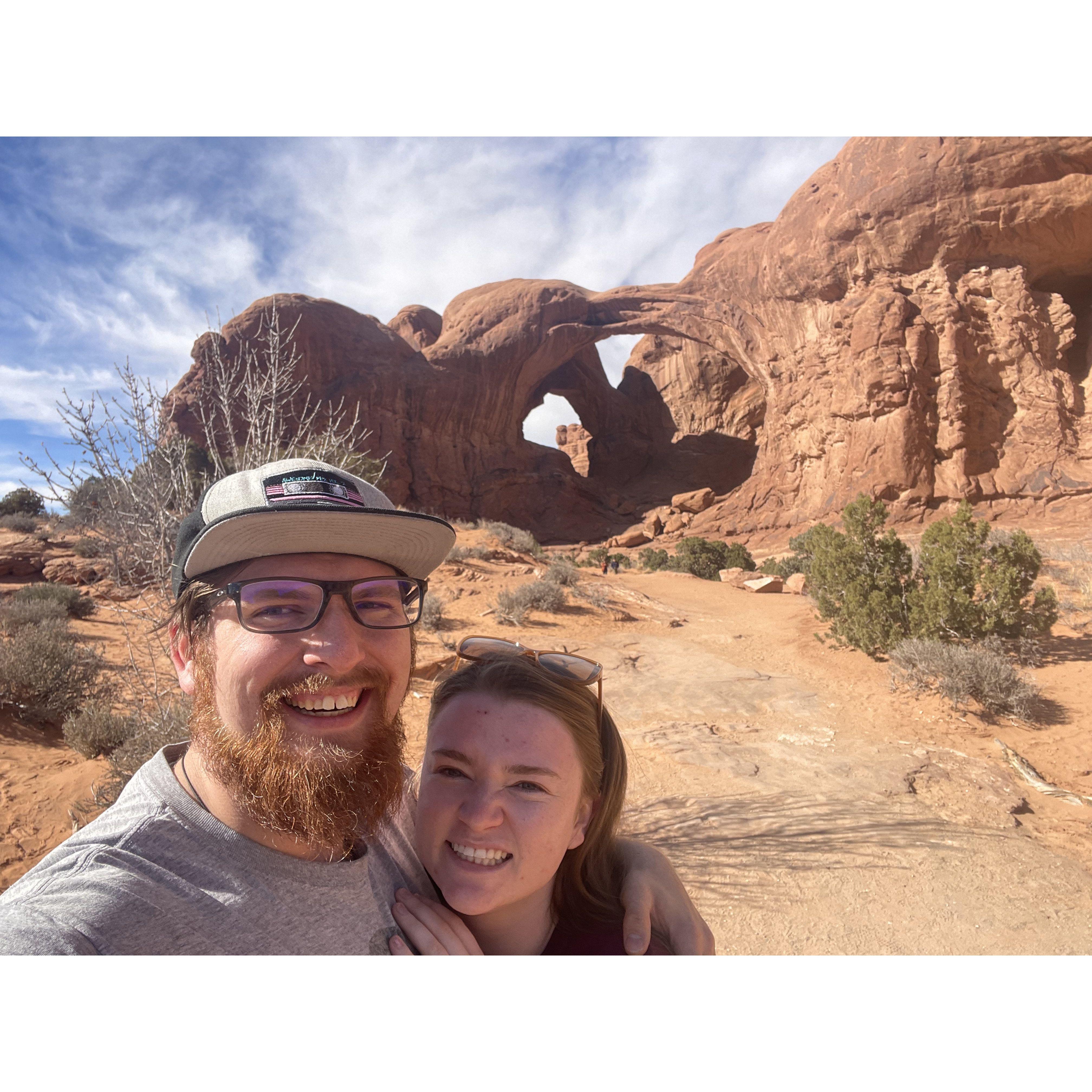 Arches National park- one of our many weekend getaways