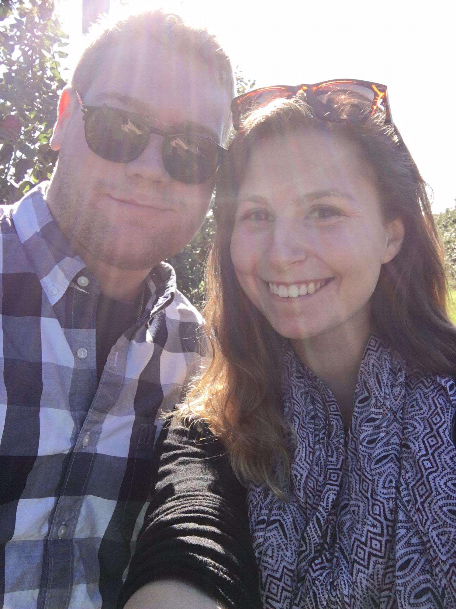 The first time Will went apple picking in Scranton, PA