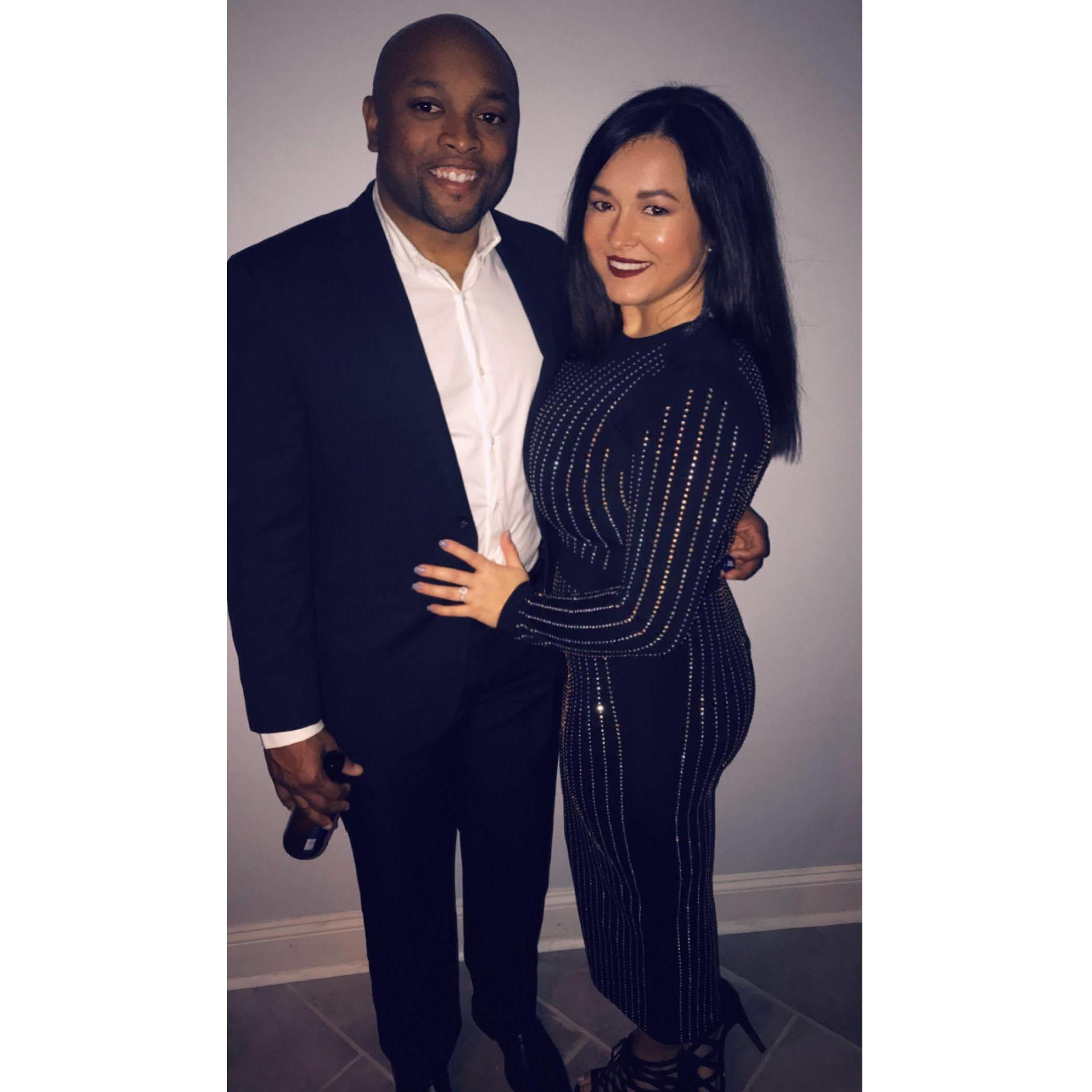 Celebrating all that 2018 has offered us including the health and wealth of one another; awaiting all the 2019 has in store, especially OUR WEDDING DAY!
