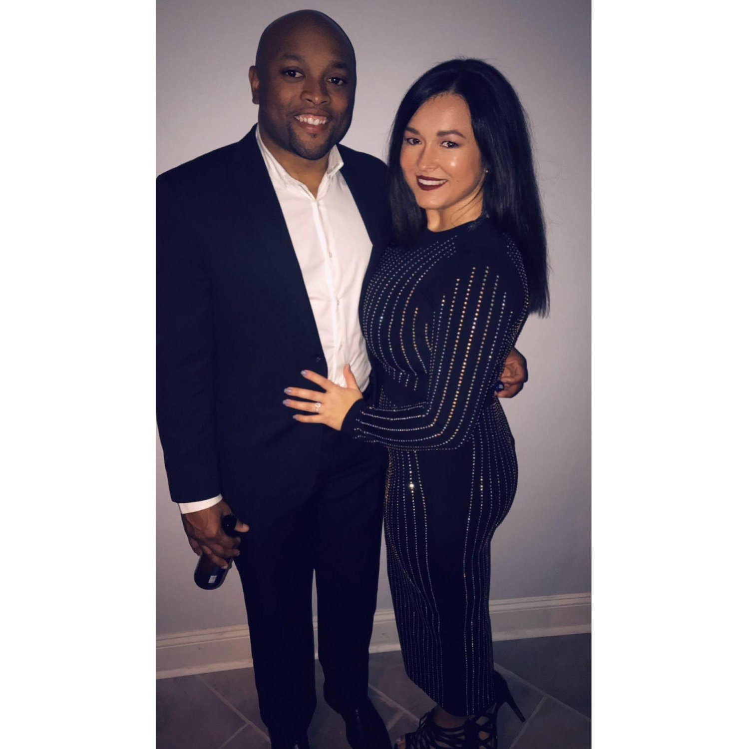 Celebrating all that 2018 has offered us including the health and wealth of one another; awaiting all the 2019 has in store, especially OUR WEDDING DAY!