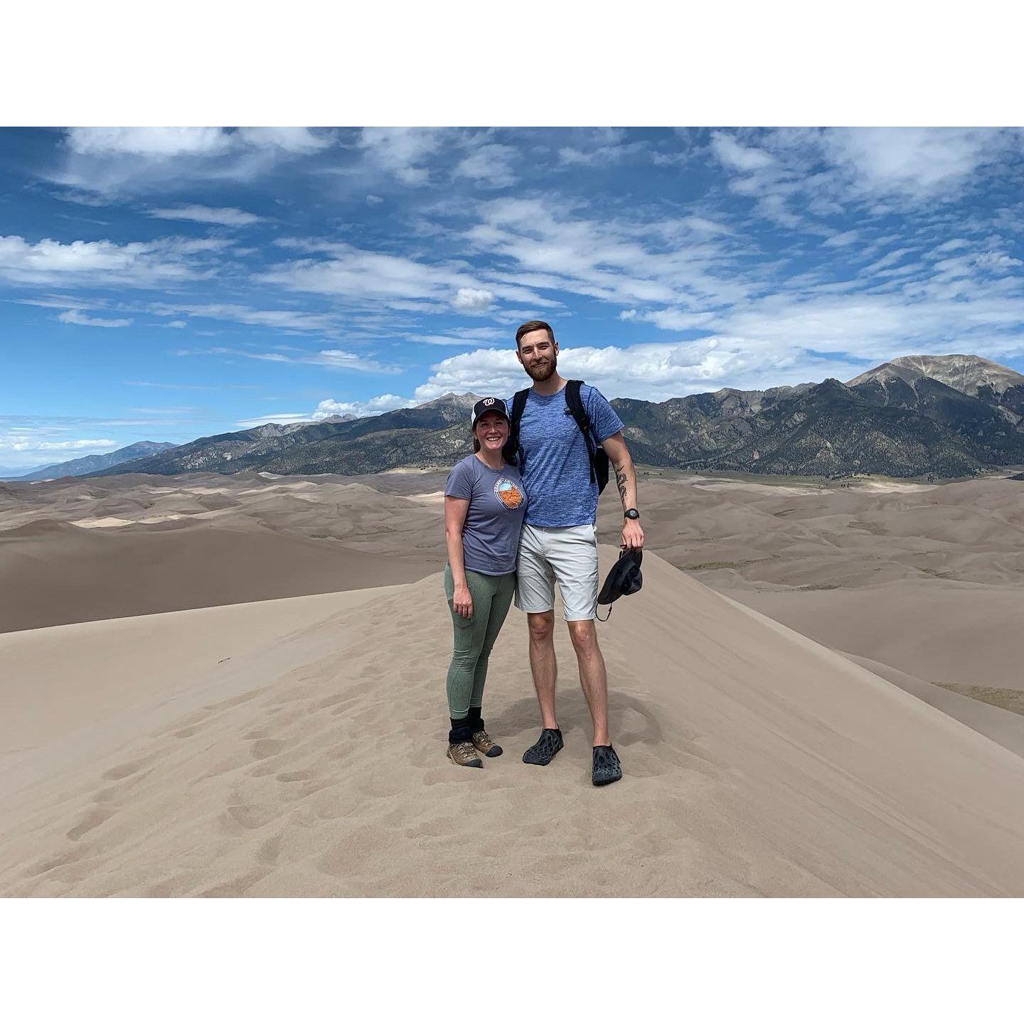 Great Sand Dunes National Park in September of 2022