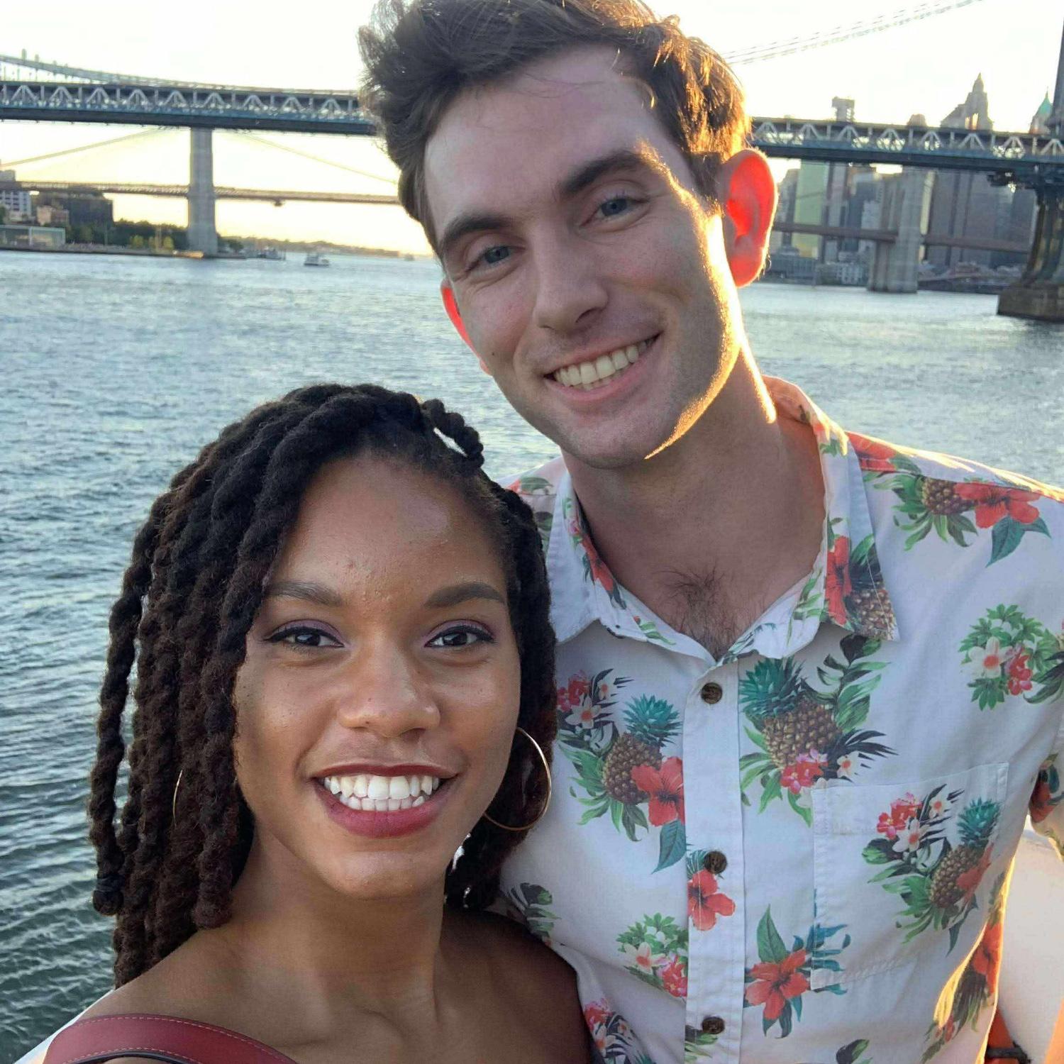 Enjoying NYC views.