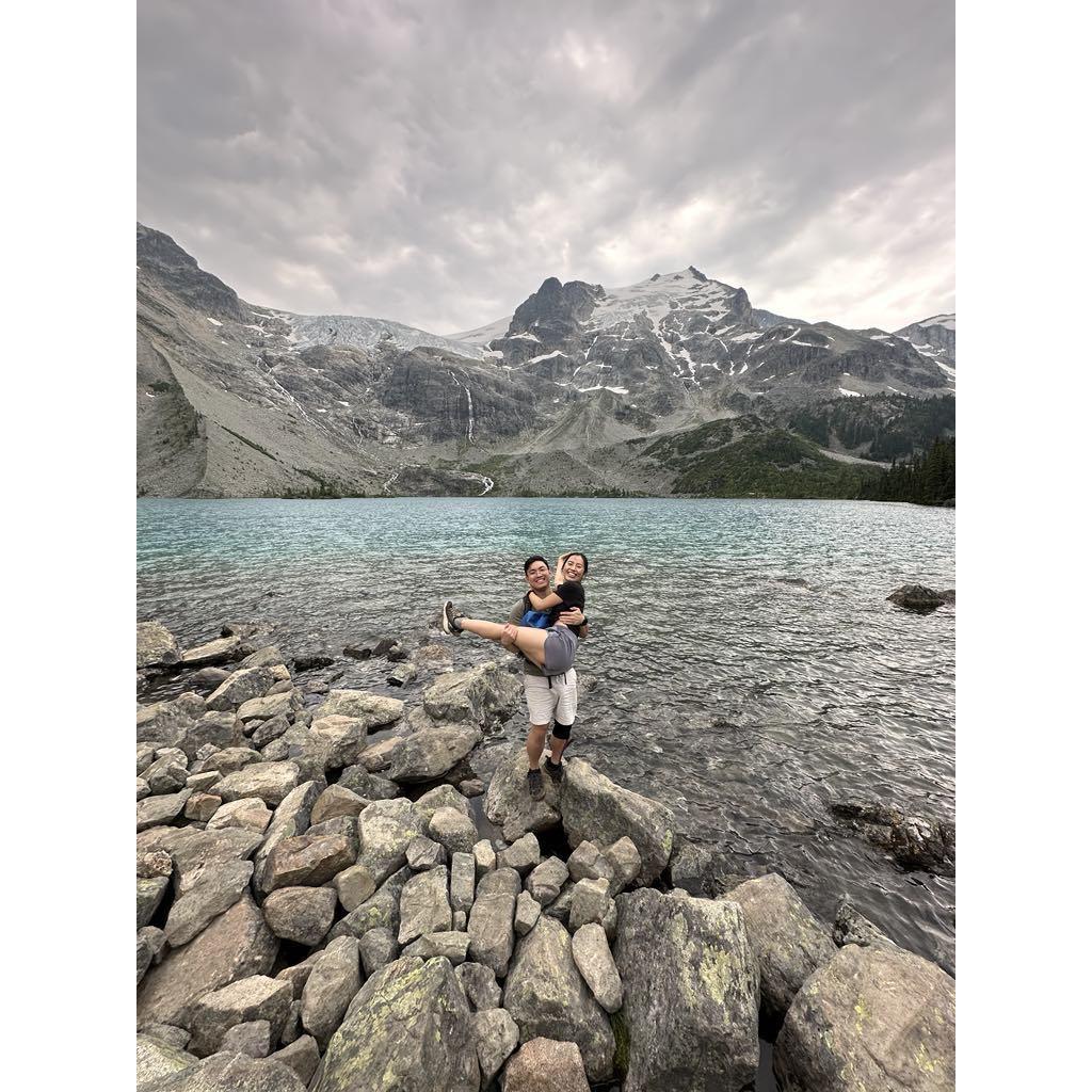 And after hiking up to Joffre Lakes in BC