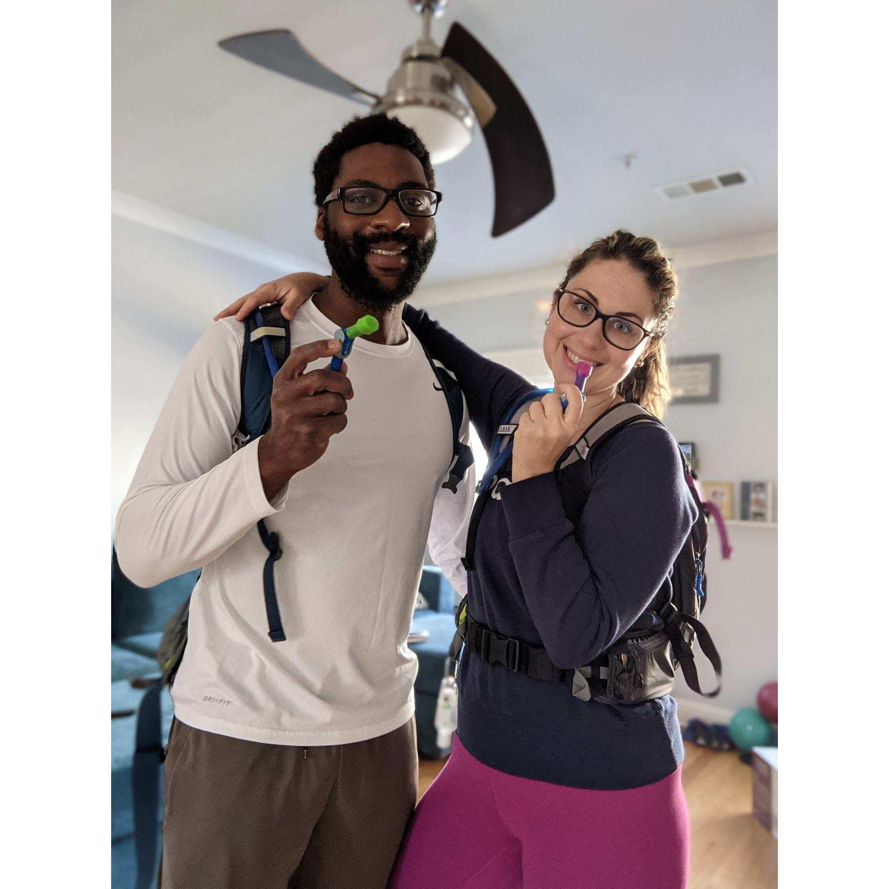 We love out Camelbak's and going on adventures together!