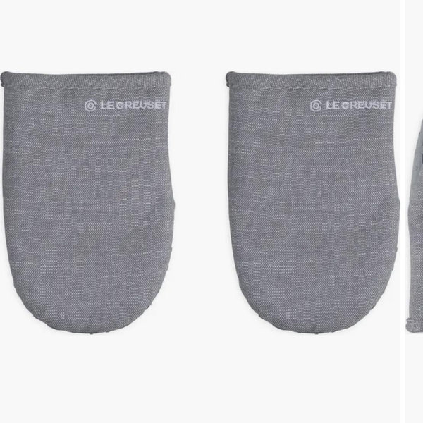 Le Creuset Set of 2 Mini Oven Mitts - Charbon
