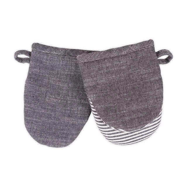 Artisanal Kitchen Supply® 2-Pack Mini Oven Mitts in Black