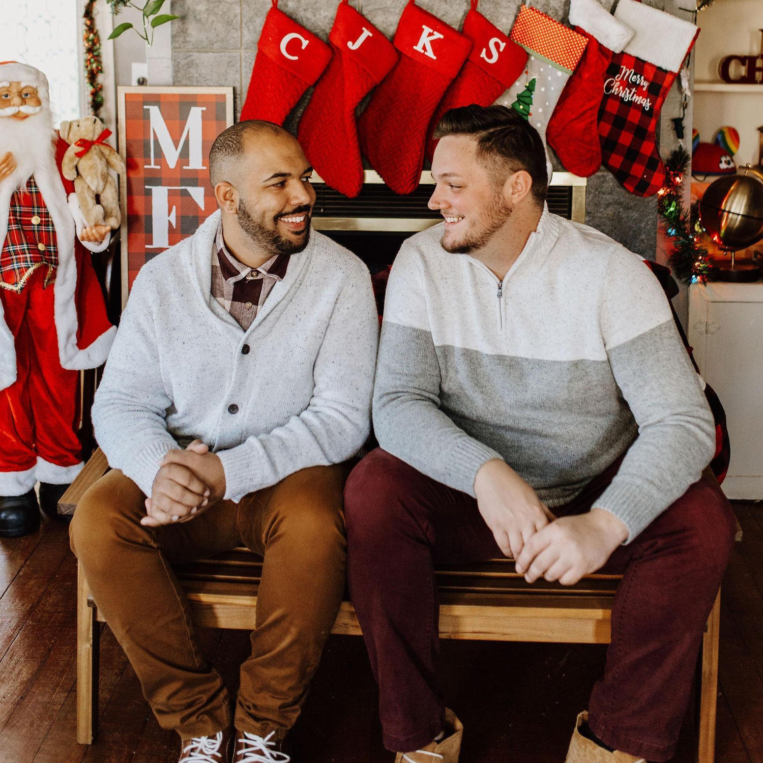 Our first Christmas with Sean and Makayla