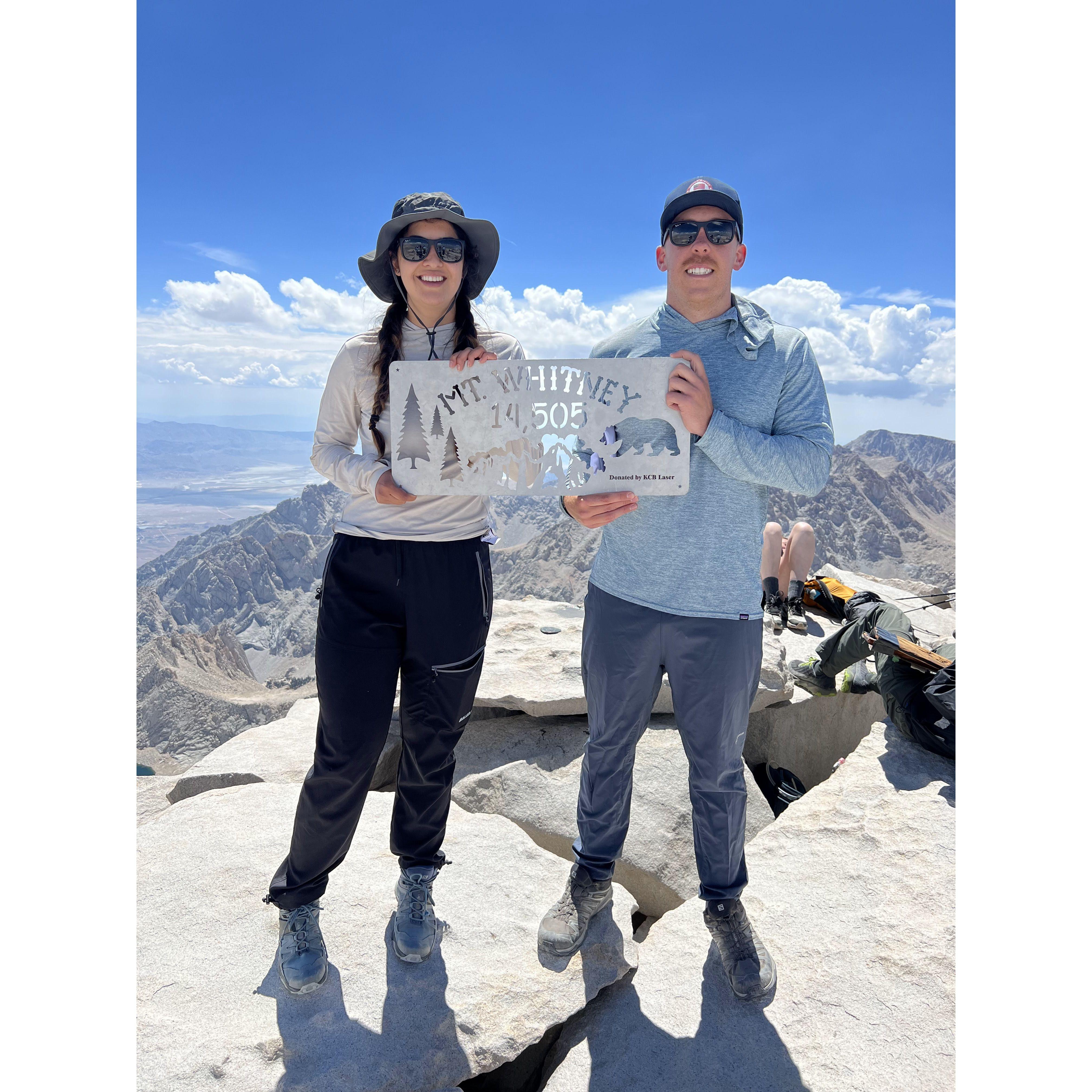 Hiked to the top of Mt Whitney in 2022!