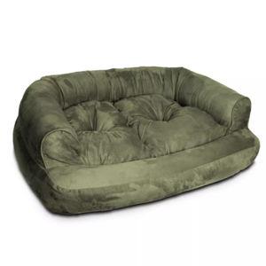 Snoozer® Overstuffed Luxury Sofa Dog Bed - Olive
