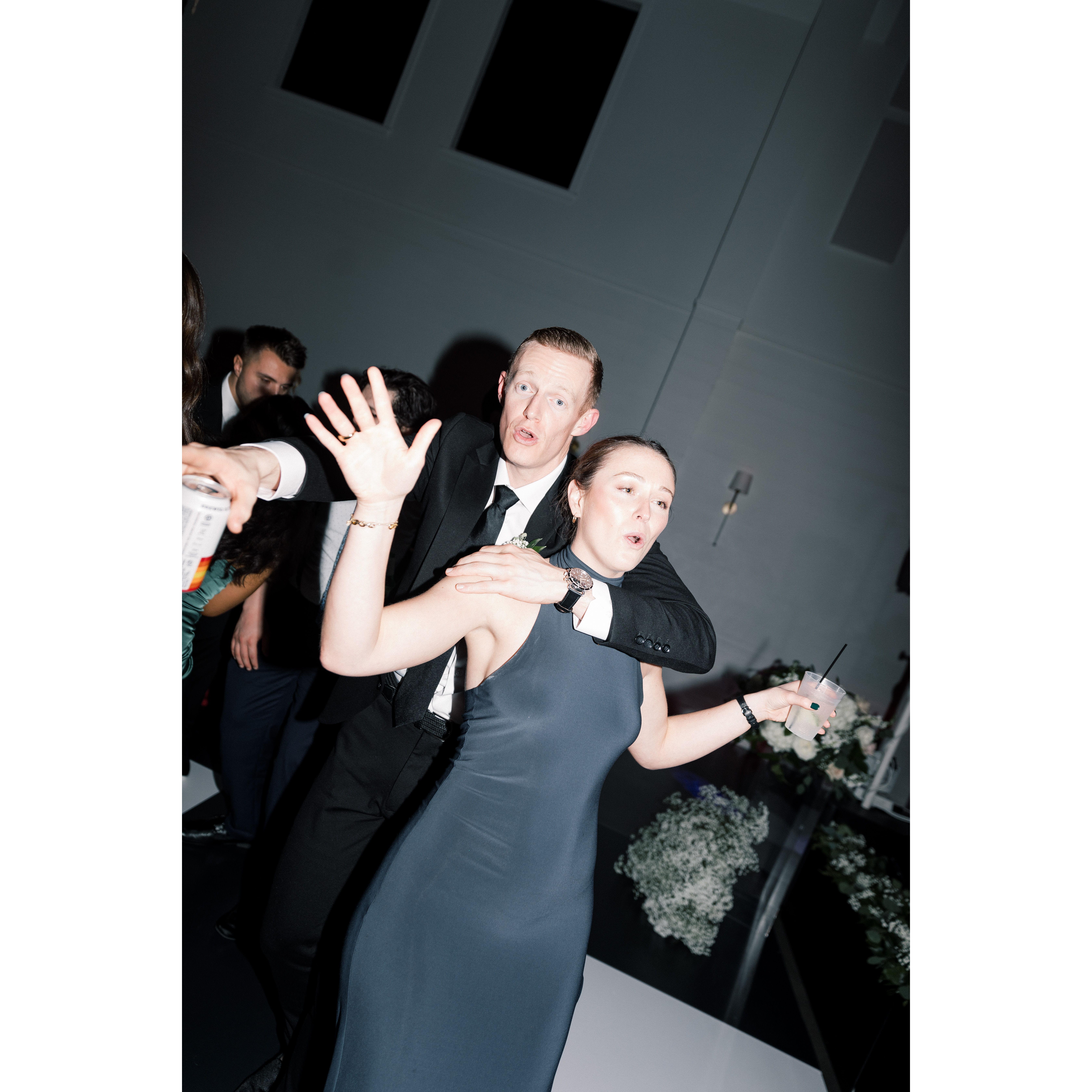 A wedding dance floor hates to see us coming