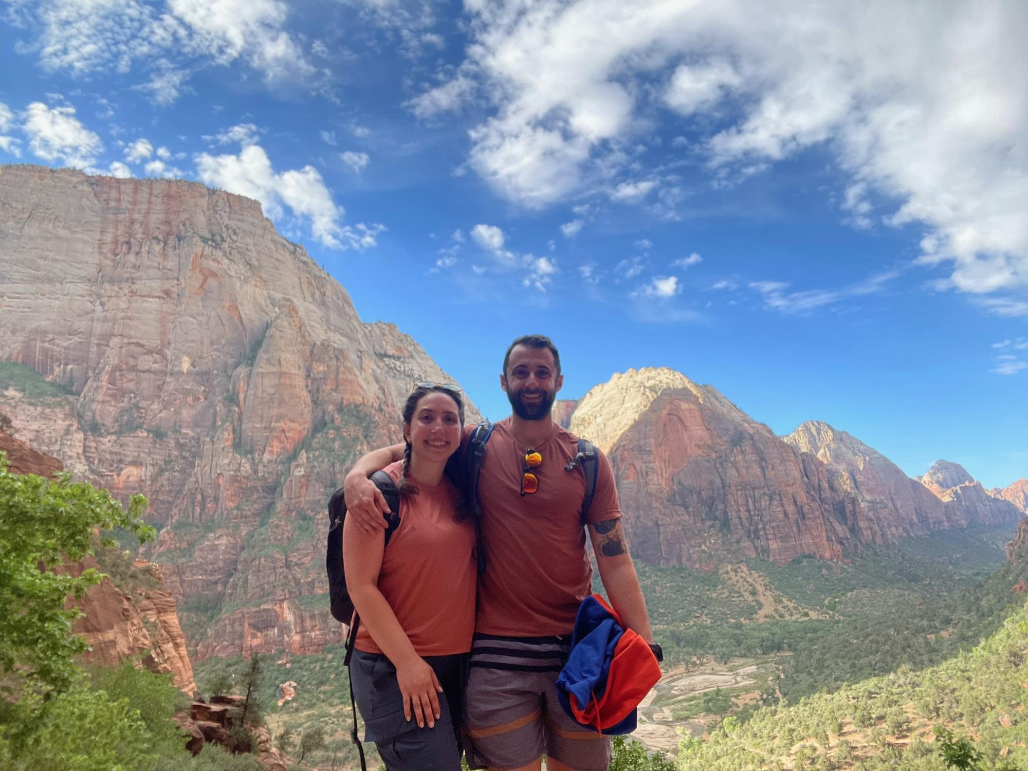 Zion! Stopped in the middle of Walter’s Wiggles for a quick picture