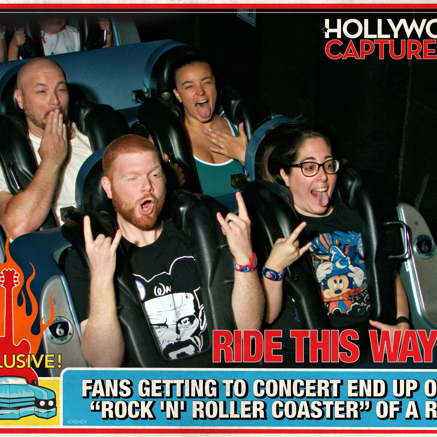 Showing off my ring at every ride in Disney!