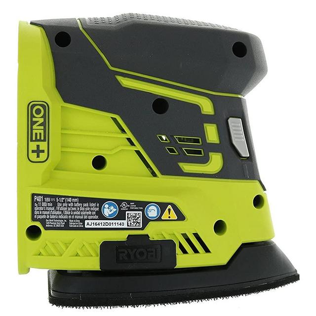 Ryobi P401 One+ 18-Volt Corner Cat Finishing Sander w/Included Sandpaper (Battery Not Included/Sander Only) (Limited Edition)