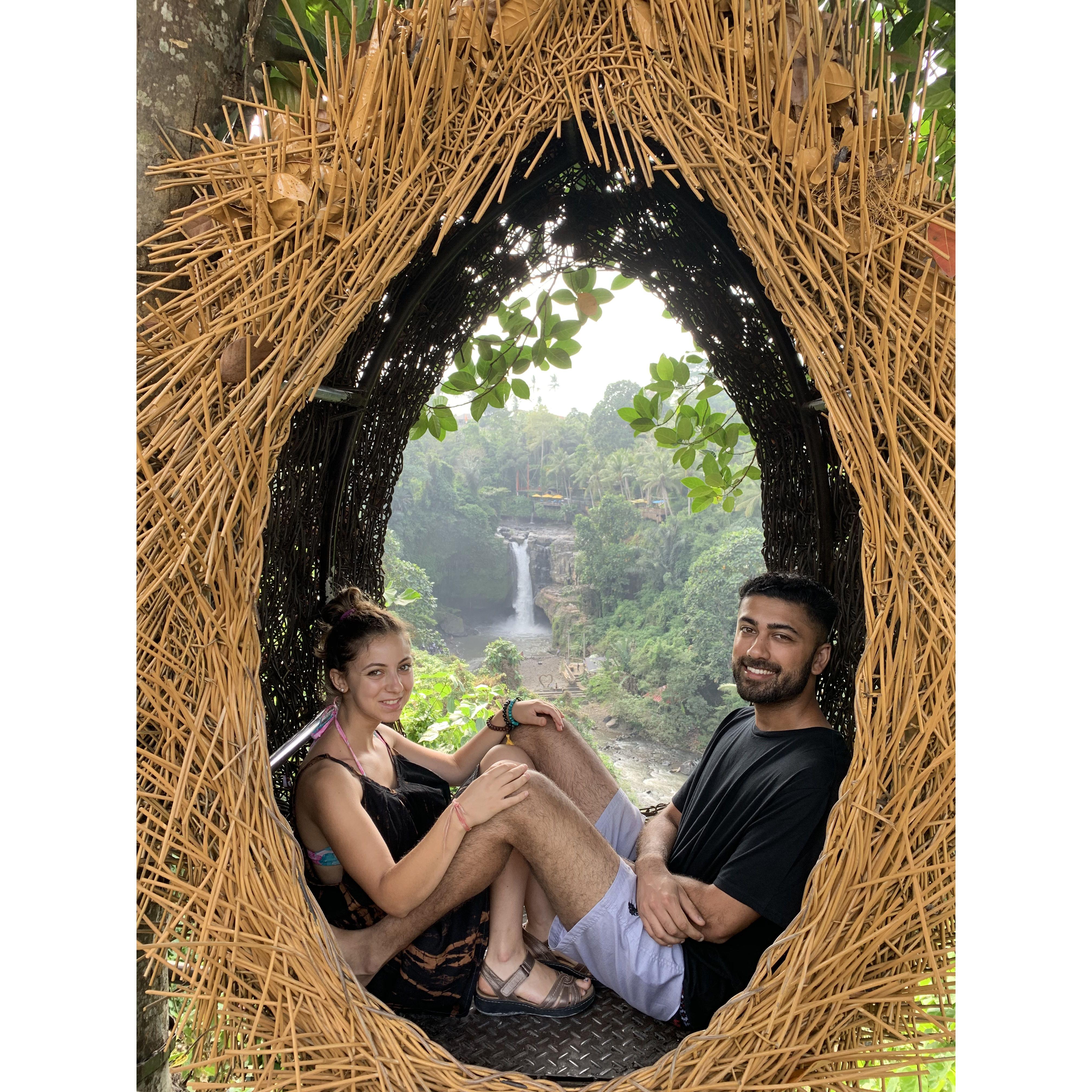 First international trip together, to Bali